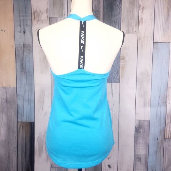 Nike Dri Fit Blue Racerback Tank Top Size XS - Picture 1 of 7
